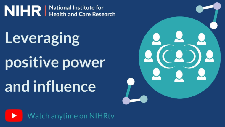 Leveraging Positive Power and Influence
Watch anytime of NIHRtv