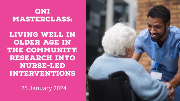 Living well in older age in the community: research into nurse-led interventions