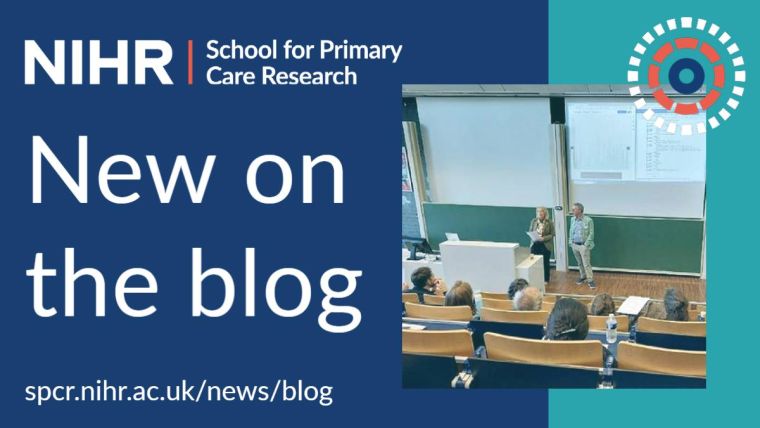 NIHR School for Primary Care Research. New on the Blog. www.spcr.nihr.ac.uk/news/blog
