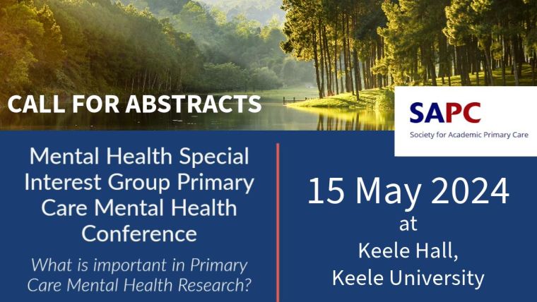 Mental Health Special Interest Group Primary Care Mental Health Conference