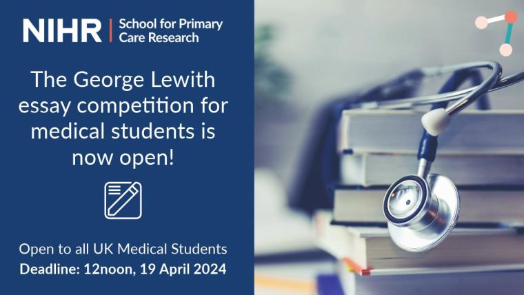George Lewith Prize 2024 - Open for applications