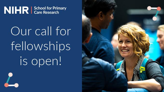 Our call for SPCR fellowships in open! Read more on our website: https://spcr.nihr.ac.uk/career-development/funding